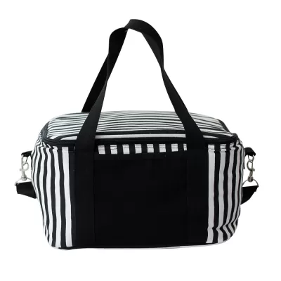 branded Striped Cotton Canvas Cooler, from our range of promotional Cooler Bags