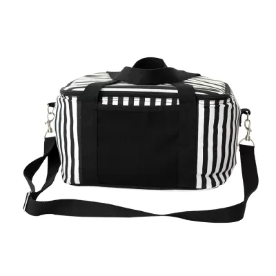 branded Striped Cotton Canvas Cooler, from our range of promotional Cooler Bags