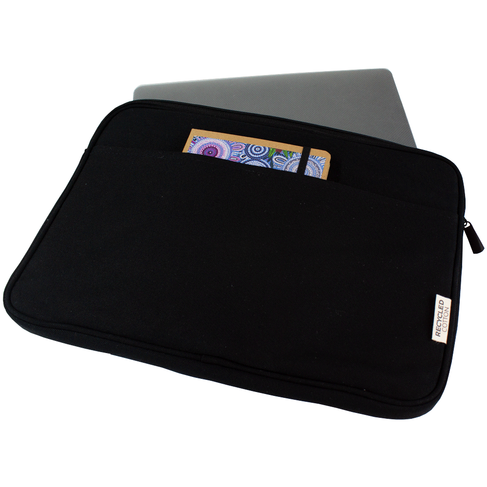 branded Darani GRS Recycled Canvas 16" Laptop Sleeve, from our range of promotional Laptop Bags & Computer Backpacks