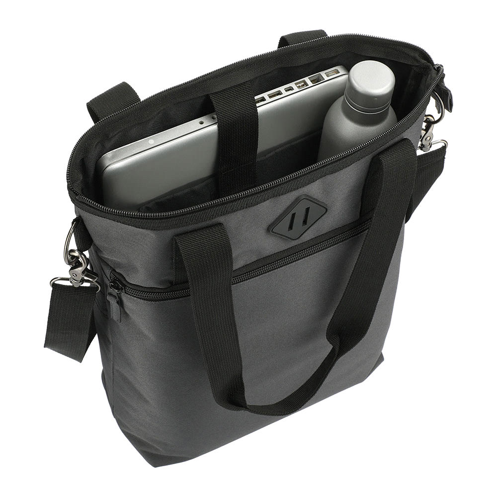 branded Darani Computer Tote in Repreve® Recycled Material, from our range of promotional Laptop Bags & Computer Backpacks