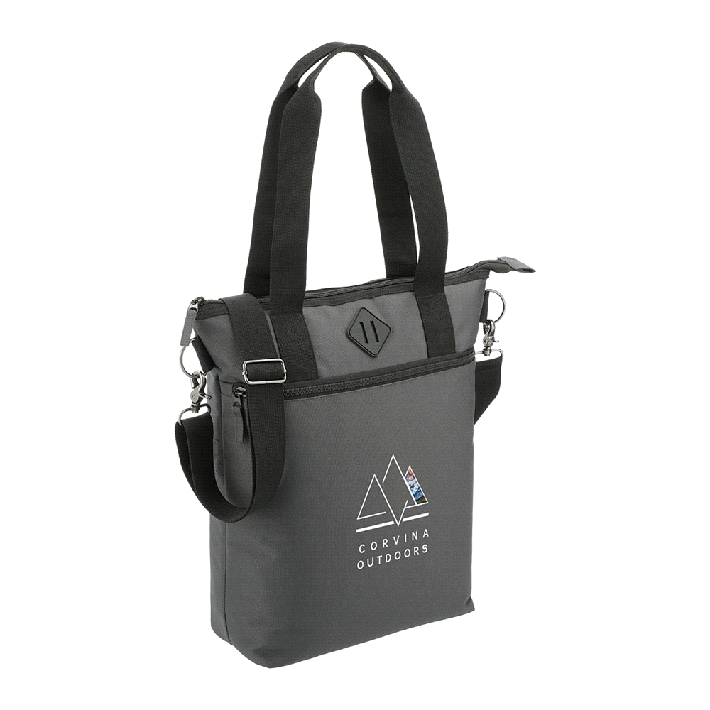branded Darani Computer Tote in Repreve® Recycled Material, from our range of promotional Laptop Bags & Computer Backpacks