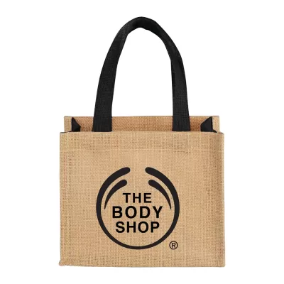 branded Mini Jute Gift Tote, from our range of promotional Jute Shopping & Tote Bags