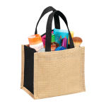 branded Mini Jute Gift Tote, from our range of promotional Jute Shopping &amp; Tote Bags