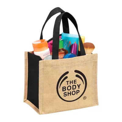 branded Mini Jute Gift Tote, from our range of promotional Jute Shopping & Tote Bags