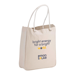 Shopping Tote Bags - Organic Cotton Canvas Carry-All Tote 175ml