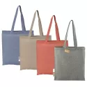 branded Recycled 140mgs Cotton Twill Tote, from our range of promotional Shopping Tote Bags