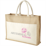 Shopping Tote Bags  - Mumbay Cotton Pocket Jute Tote Bag