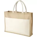branded Mumbay Cotton Pocket Jute Tote Bag, from our range of promotional Shopping Tote Bags