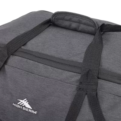 branded High Sierra Forester RPET Duffel 100L, from our range of promotional Sports Bags & Duffle Bags
