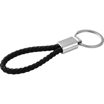 branded Vegan Leather Twist Key Ring, from our range of promotional Metal Keyrings
