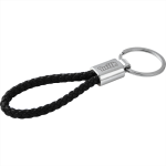 branded Vegan Leather Twist Key Ring, from our range of promotional Metal Keyrings