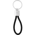branded Vegan Leather Twist Key Ring, from our range of promotional Metal Keyrings