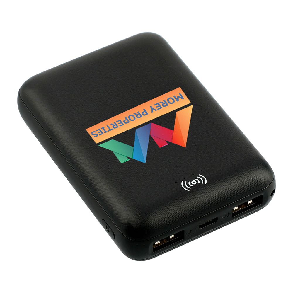 branded Halley 5000mAh Wireless Power Bank, from our range of promotional Power Banks