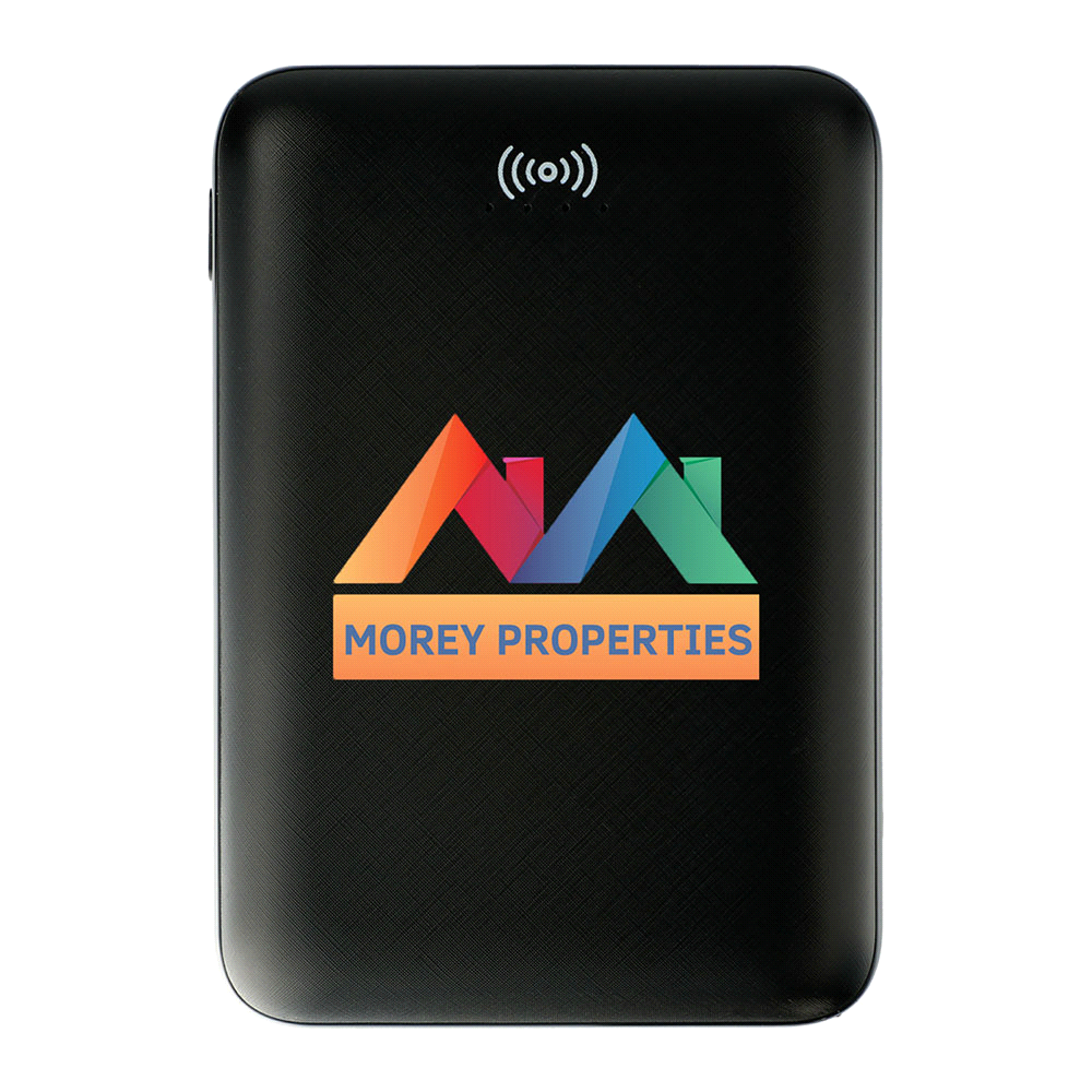 branded Halley 5000mAh Wireless Power Bank, from our range of promotional Power Banks