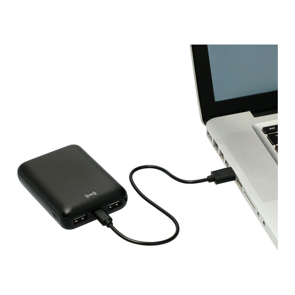 branded Halley 5000mAh Wireless Power Bank, from our range of promotional Power Banks