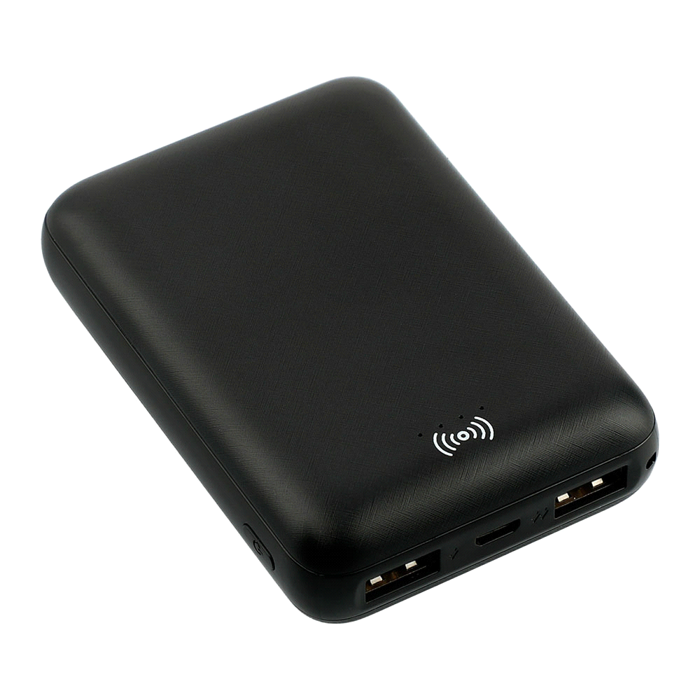 branded Halley 5000mAh Wireless Power Bank, from our range of promotional Power Banks