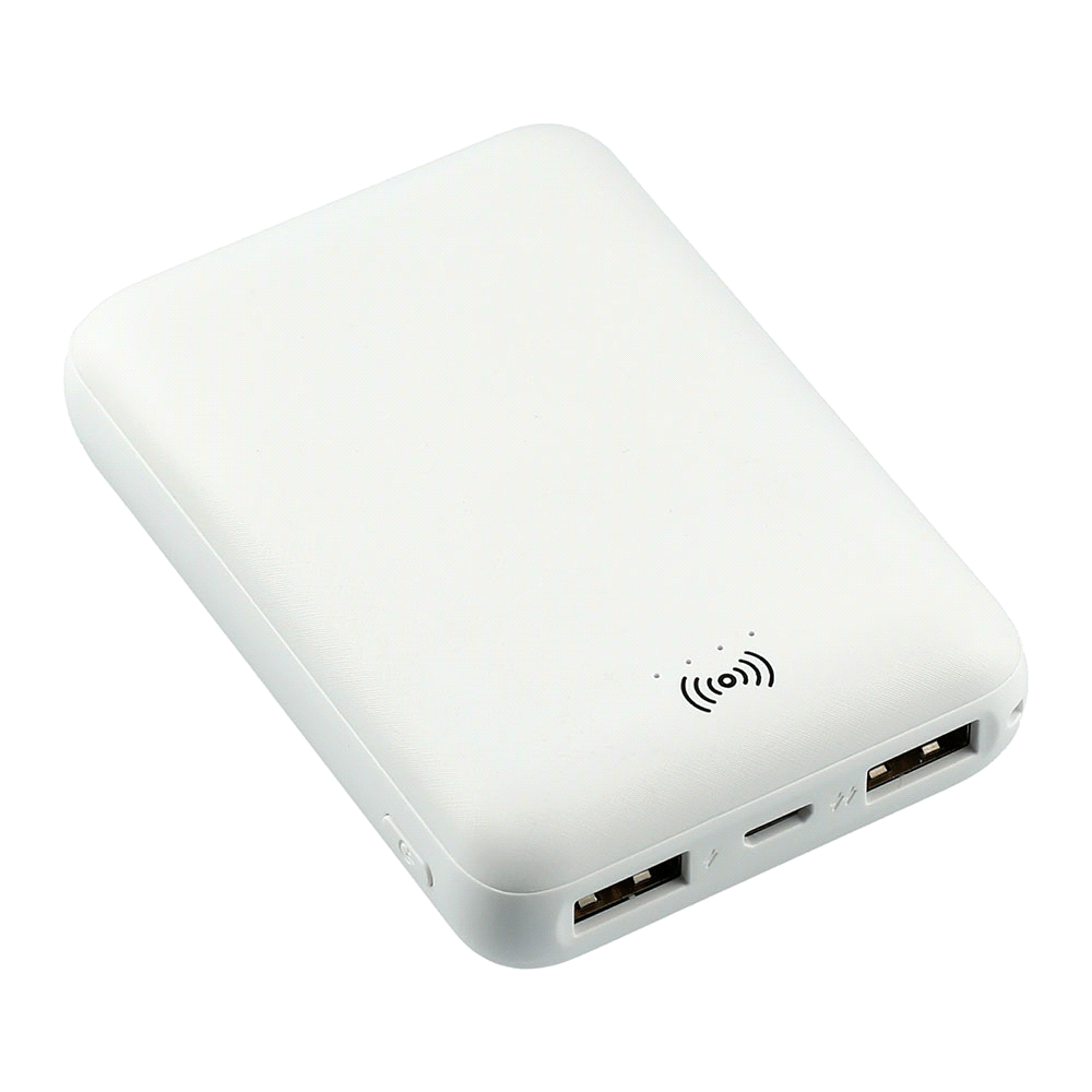 branded Halley 5000mAh Wireless Power Bank, from our range of promotional Power Banks