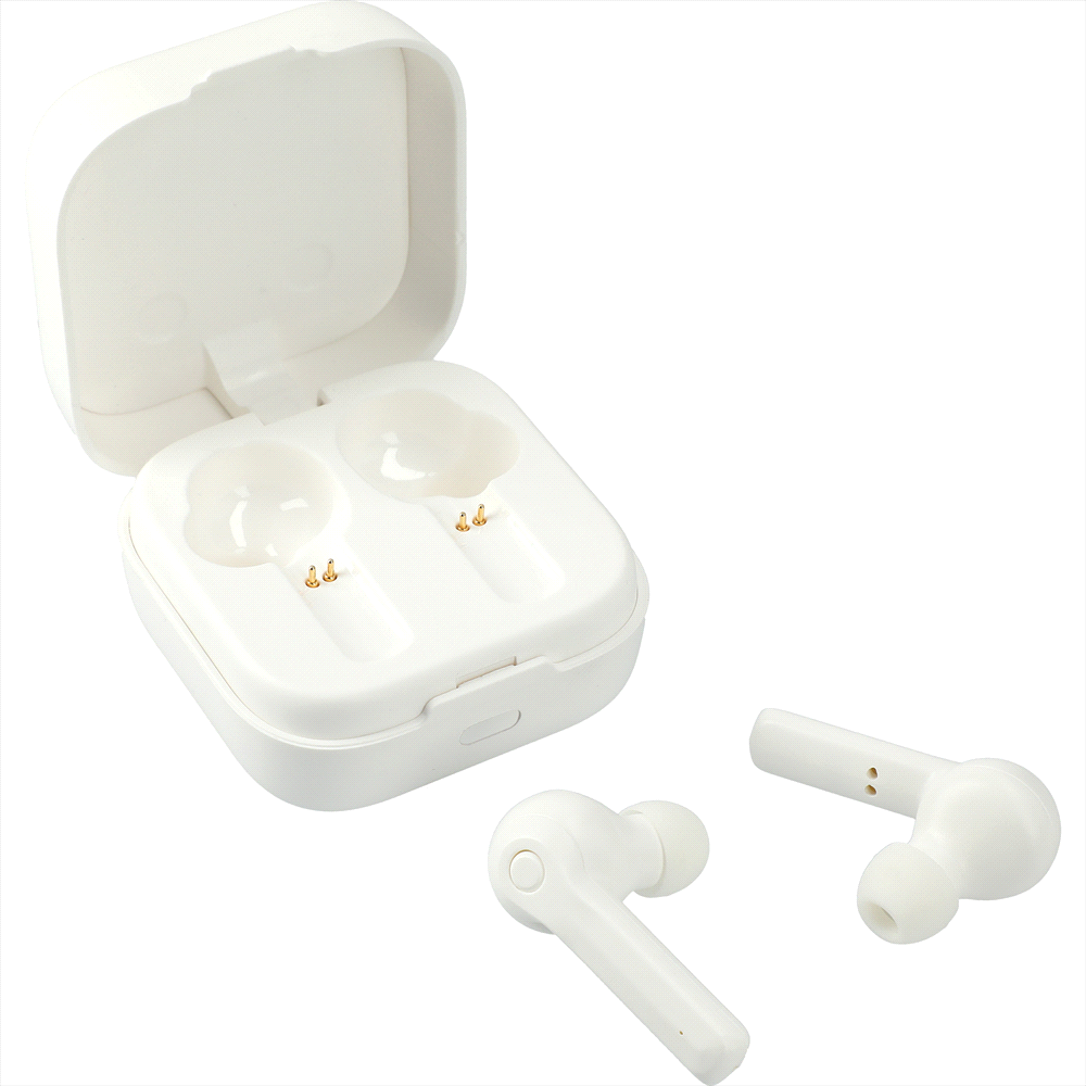 branded TWS Auto Pair Earbuds & Wireless Pad Power Case, from our range of promotional Earbuds & Headphones