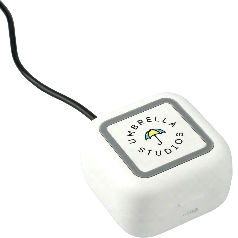 branded TWS Auto Pair Earbuds & Wireless Pad Power Case, from our range of promotional Earbuds & Headphones