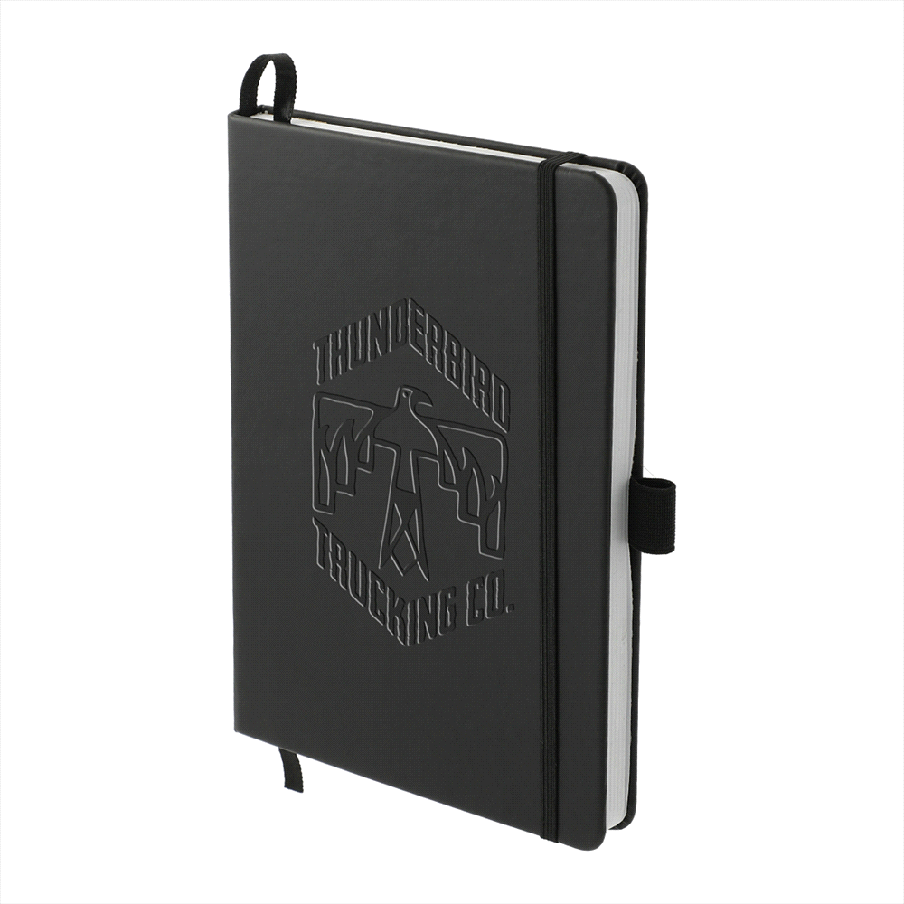 branded Mela Recycled A5 JournalBook ®, from our range of promotional Promotional Journals & Notebooks