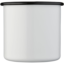 branded Enamel Metal Cup 500ml, from our range of promotional Reusable Coffee Cups - Metal