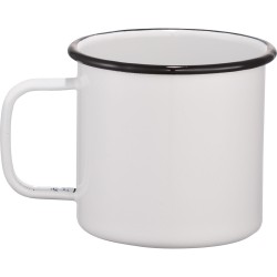 branded Enamel Metal Cup 500ml, from our range of promotional Reusable Coffee Cups - Metal