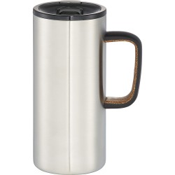 branded Valhalla Copper Vacuum Mug with Cork 500ml, from our range of promotional Reusable Coffee Cups - Metal