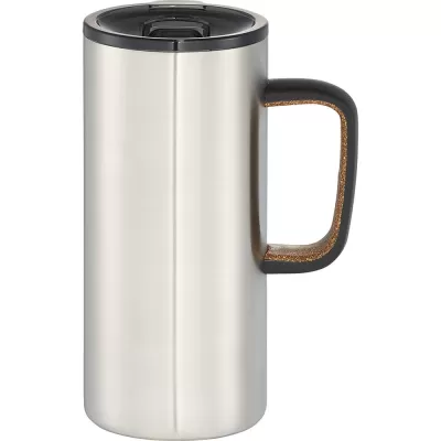 branded Valhalla Copper Vacuum Mug with Cork 500ml, from our range of promotional Reusable Coffee Cups - Metal