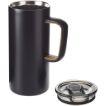 branded Valhalla Copper Vacuum Mug with Cork 500ml, from our range of promotional Reusable Coffee Cups - Metal