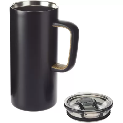 branded Valhalla Copper Vacuum Mug with Cork 500ml, from our range of promotional Reusable Coffee Cups - Metal