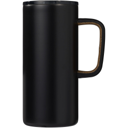 branded Valhalla Copper Vacuum Mug with Cork 500ml, from our range of promotional Reusable Coffee Cups - Metal