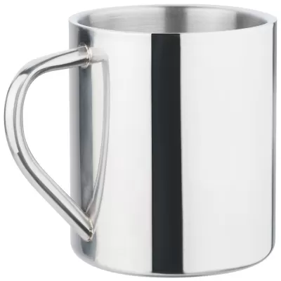 branded Polished Stainless Steel Mug 450ml, from our range of promotional Reusable Coffee Cups - Metal