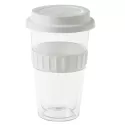 branded Plastic Double-walled Mug 350ml, from our range of promotional Reusable Coffee Cups - Plastic &amp; Ceramic
