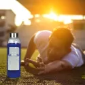 branded Glass Bottle with Silicone Cover 500ml, from our range of promotional Drink Bottles - Glass