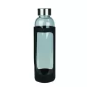 branded Glass Bottle with Silicone Cover 500ml, from our range of promotional Drink Bottles - Glass