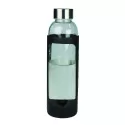 branded Glass Bottle with Silicone Cover 500ml, from our range of promotional Drink Bottles - Glass