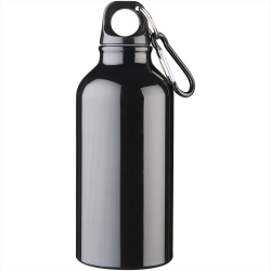 branded Oregon 400ml Sport Bottle With Carabiner, from our range of promotional Drink Bottles - Metal