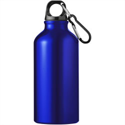 branded Oregon 400ml Sport Bottle With Carabiner, from our range of promotional Drink Bottles - Metal