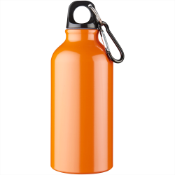 branded Oregon 400ml Sport Bottle With Carabiner, from our range of promotional Drink Bottles - Metal