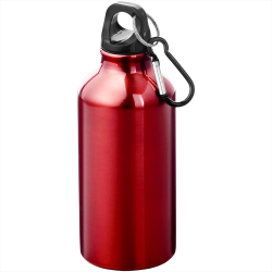 branded Oregon 400ml Sport Bottle With Carabiner, from our range of promotional Drink Bottles - Metal