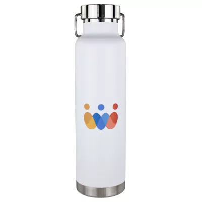 branded Thor Copper Vacuum Insulated Bottle with Digital Rotary Print - 650ml, from our range of promotional Drink Bottles - ...
