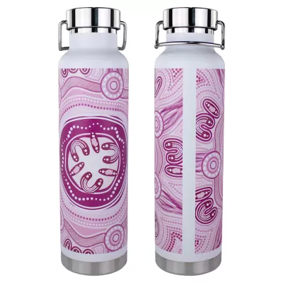 branded Thor Copper Vacuum Insulated Bottle with Digital Rotary Print - 650ml, from our range of promotional Drink Bottles - ...