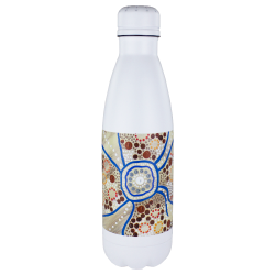branded Copper Vacuum Insulated Bottle with Rotary Digital Print - 500ml, from our range of promotional Drink Bottles - Metal