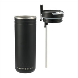 branded Arctic Zone® Titan Thermal HP® Straw Tumbler 700ml, from our range of promotional Drink Bottles - Metal