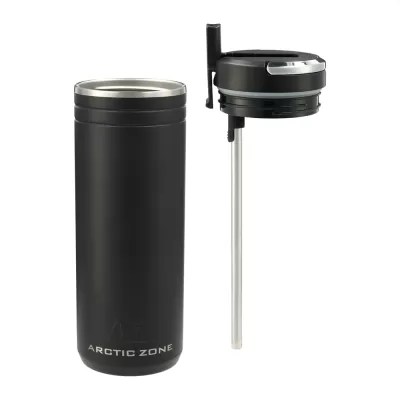 branded Arctic Zone® Titan Thermal HP® Straw Tumbler 700ml, from our range of promotional Drink Bottles - Metal