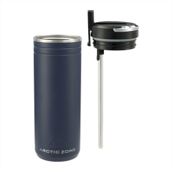 branded Arctic Zone® Titan Thermal HP® Straw Tumbler 700ml, from our range of promotional Drink Bottles - Metal