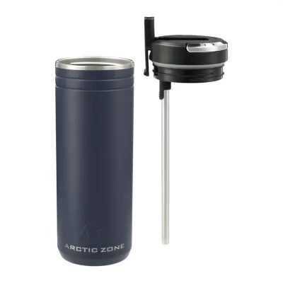 branded Arctic Zone® Titan Thermal HP® Straw Tumbler 700ml, from our range of promotional Drink Bottles - Metal