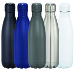 branded Copper Vacuum Insulated Bottle 500ml, from our range of promotional Drink Bottles - Metal