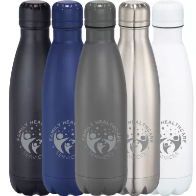 branded Copper Vacuum Insulated Bottle 500ml, from our range of promotional Drink Bottles - Metal
