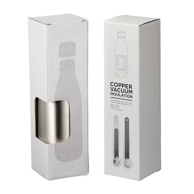 branded Copper Vacuum Insulated Bottle 500ml, from our range of promotional Drink Bottles - Metal